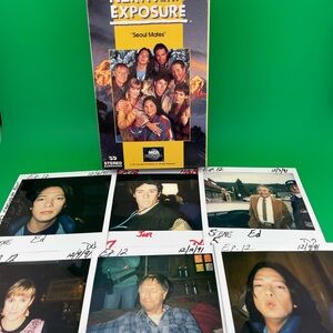 LOT 8 - Vintage Northern Exposure Production Polaroid Photos with bonus VHS